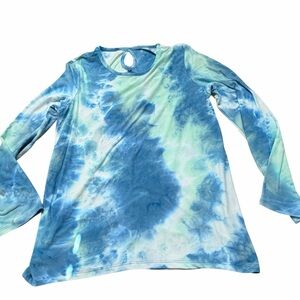 Blue Tie-Dye Kids Shirt